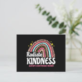 Autism Awareness special ed teacher radiate kindne Briefkaart (Staand voorkant)