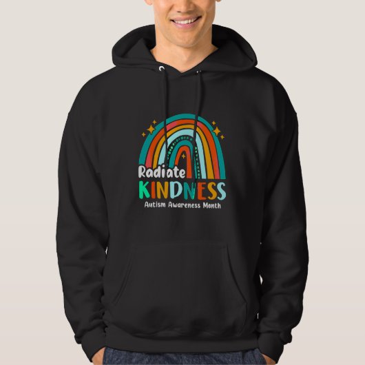 Autism Awareness Special Ed Teacher Radiate Kindne Hoodie (Voorkant)