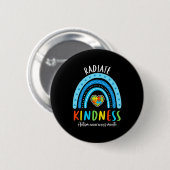 Autism Awareness Special Ed Teacher Radiate Kindne Ronde Button 5,7 Cm (Voorkant /achterkant)