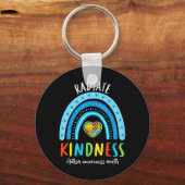 Autism Awareness Special Ed Teacher Radiate Kindne Sleutelhanger (Voorkant)