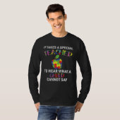Autism Awareness Special Education Teacher Support T-shirt (Voorkant volledig)