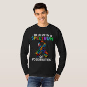 Autism Awareness Spectrum of Possibilities Autisti T-shirt (Voorkant volledig)