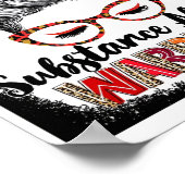 Autism Awareness Substance Misuse Warrior Poster (Hoek)