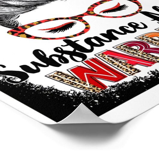 Autism Awareness Substance Misuse Warrior Poster (Hoek)