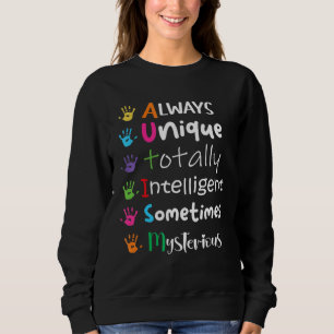 Autism Awareness Support Autism Kinder for mam Dad Trui