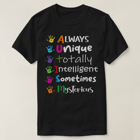 Autism Awareness Support Autism Kinder for mamam A T-shirt (Design voorkant)