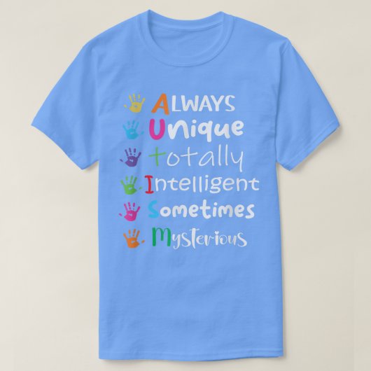 AUTISM AWARENESS Support Autism Kinderen voor mam T-shirt (Design voorkant)