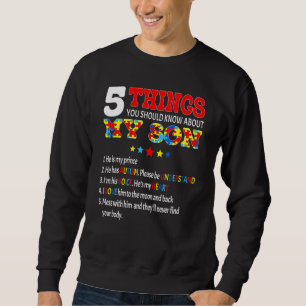 Autism Awareness Support Autism Son Kids For Mom D Trui