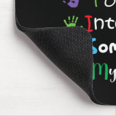 AUTISM AWARENESS Support Autisme Kinderen voor mam Muismat (Hoek)