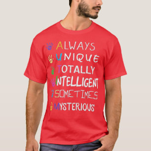 AUTISM AWARENESS Support Autisme Kinderen voor mam T-shirt