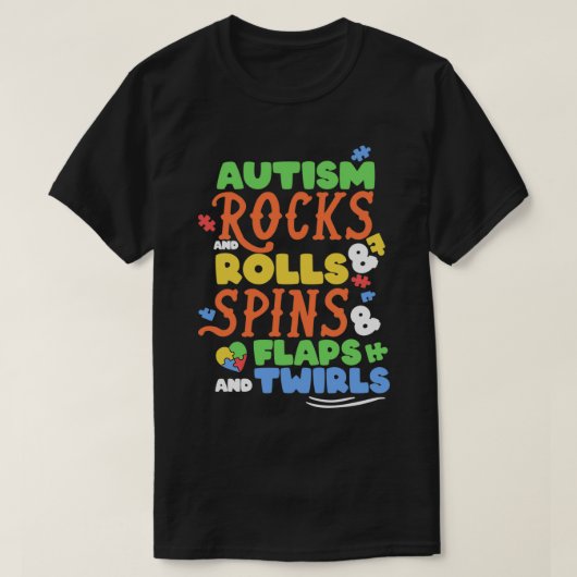 AUTISM AWARENESS Support Autisme Kinderen voor mam T-shirt (Design voorkant)