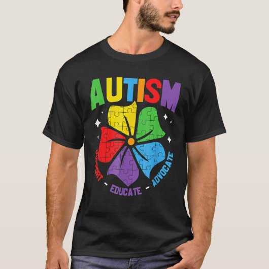 AUTISM AWARENESS Support Autisme Kinderen voor mam T-shirt (Voorkant)