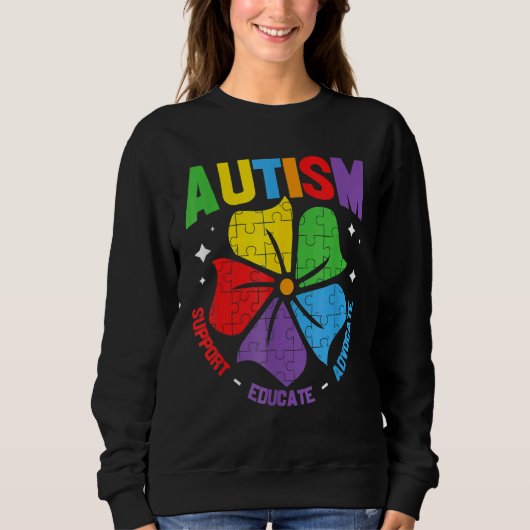 AUTISM AWARENESS Support Autisme Kinderen voor mam Trui (Voorkant)