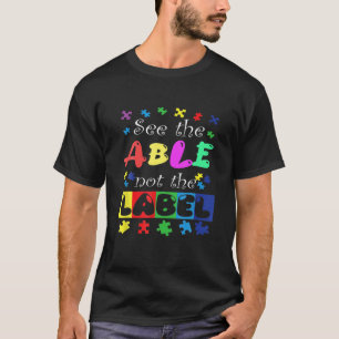 Autism Awareness Support Autisme Zie Geschikt niet T-shirt