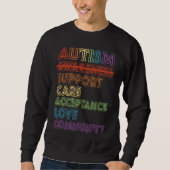 Autism Awareness Support Care Acceptance Accept Un Trui (Voorkant)