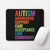 Autism Awareness Support Care Acceptance Ally Gif Muismat (Met muis)