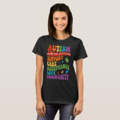 Autism Awareness Support Care Acceptance Ally Groo T-shirt (Voorkant volledig)