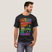 Autism Awareness Support Care Acceptance Ally Groo T-shirt (Voorkant volledig)