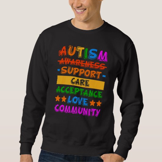 Autism Awareness Support Care Acceptance Trui (Voorkant)