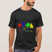 Autism Awareness Support Educate Advocate Love for T-shirt (Voorkant)