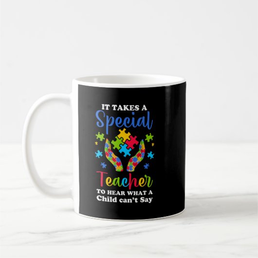 Autism Awareness Teacher Shirts It Neemt Special Koffiemok (Links)