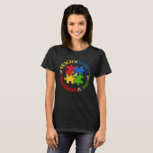 Autism Awareness Teacher  Teach Accept Understand  T-shirt (Voorkant volledig)
