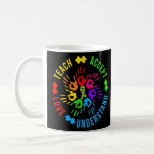 Autism Awareness Teacher Teach Accepteren Begrip Koffiemok