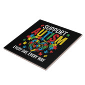 Autism awareness tegeltje (Zijkant)