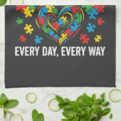 Autism awareness theedoek (Gevouwen)