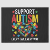 Autism awareness tissuepapier (Voorkant)