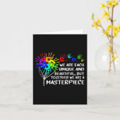 Autism Awareness Unieke Masterproduct Cool Parents Kaart (Gele Bloem)