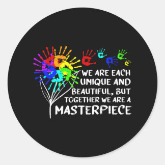 Autism Awareness Unieke Masterproduct Cool Parents Ronde Sticker