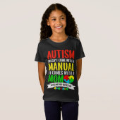 Autism Awareness Warrior T-shirt (Voorkant volledig)