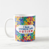 Autism Awareness waterverf puzzle mok (Links)