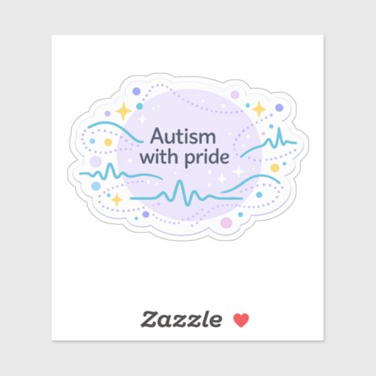 Autism Awareness | With Pride Vinyl Sticker  (Vel)