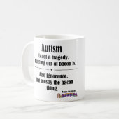 Autism Bacon Tragedie Mok (Voorkant links)