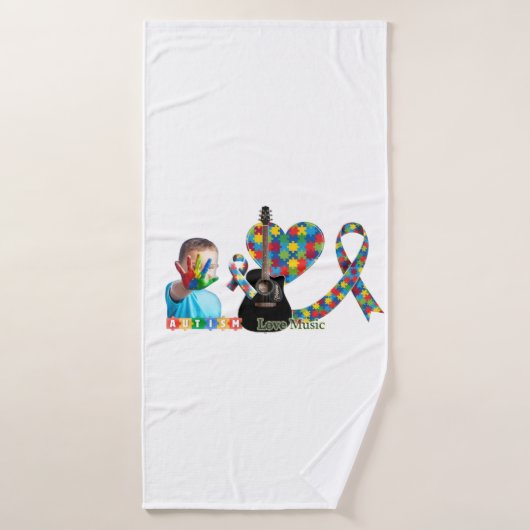 Autism Badhanddoek (Badhanddoek)