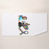 Autism Badhanddoek (Badhanddoek)