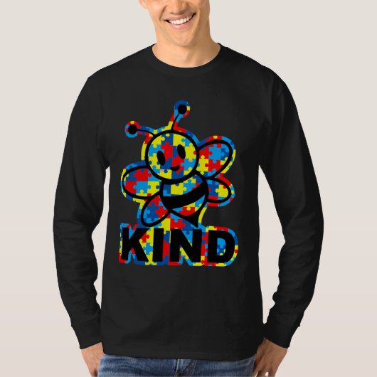 Autism Bee Kind T-shirt (Voorkant)