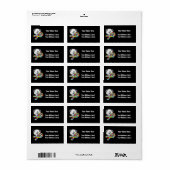 AUtism Bewustzijn Hond Etiket (Full Sheet)