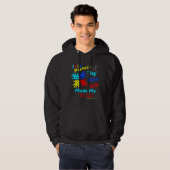 Autism Bible Gods Image Perfect God Made Me Unmask Hoodie (Voorkant volledig)