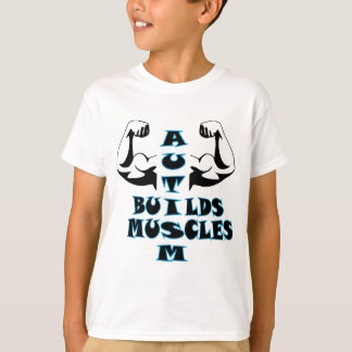 AUTISM BOUWT MUSCLI T-SHIRT