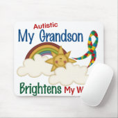 Autism BRIGHTENS MY WORLD 1 Grandson Muismat (Met muis)