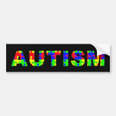 Autism-Bumpersticker Bumpersticker (Voorkant)