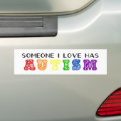 Autism-Bumpersticker Bumpersticker (Op auto)