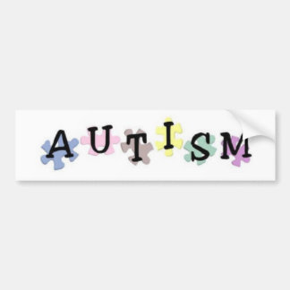 AUTISM-BUMPERSTICKER BUMPERSTICKER
