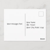 Autism Butterflies in het hart Briefkaart (Achterkant)