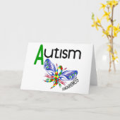 AUTISM Butterfly 3.1 Kaart (Gele Bloem)