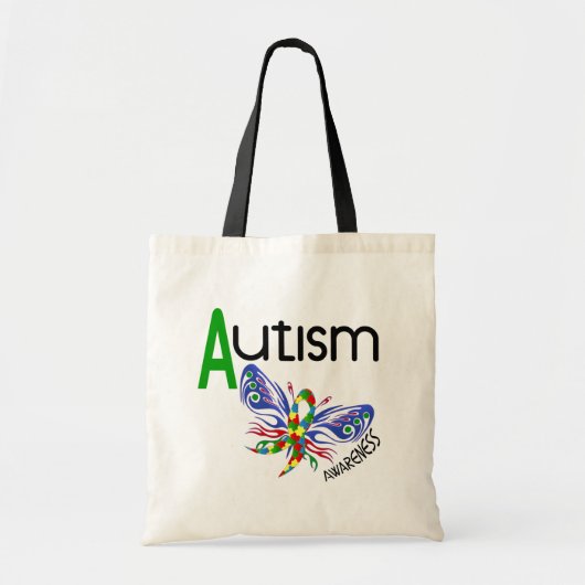 AUTISM Butterfly 3.1 Tote Bag (Voorkant)