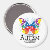 Autism Butterfly Magneet (Voorkant / Achterkant)